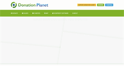 Desktop Screenshot of donationplanet.org